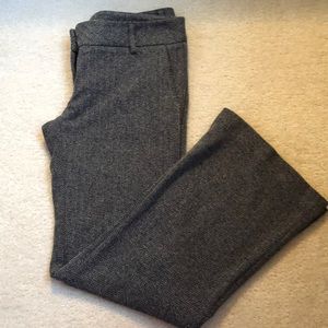 Soft, dressy, stretchy dress pants.